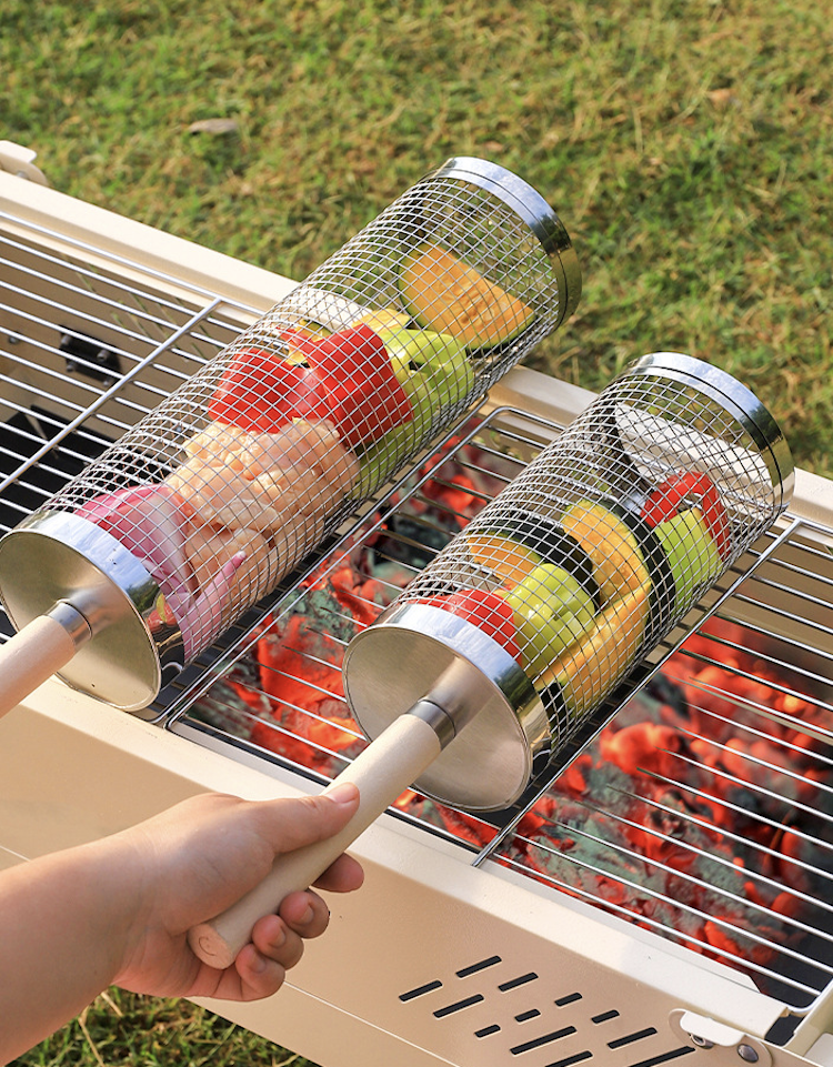 Rolling Grill Basket 6