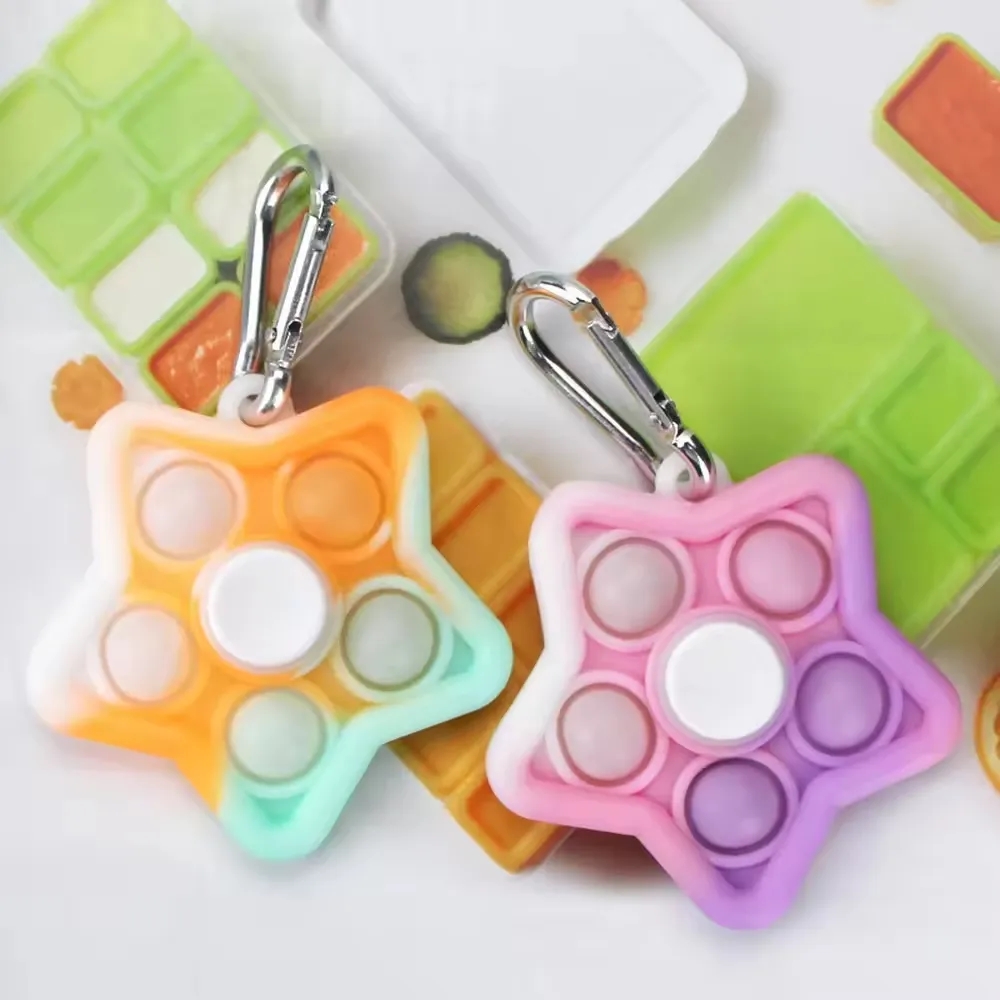 Star Pop Keychain Fidget Spinner 2