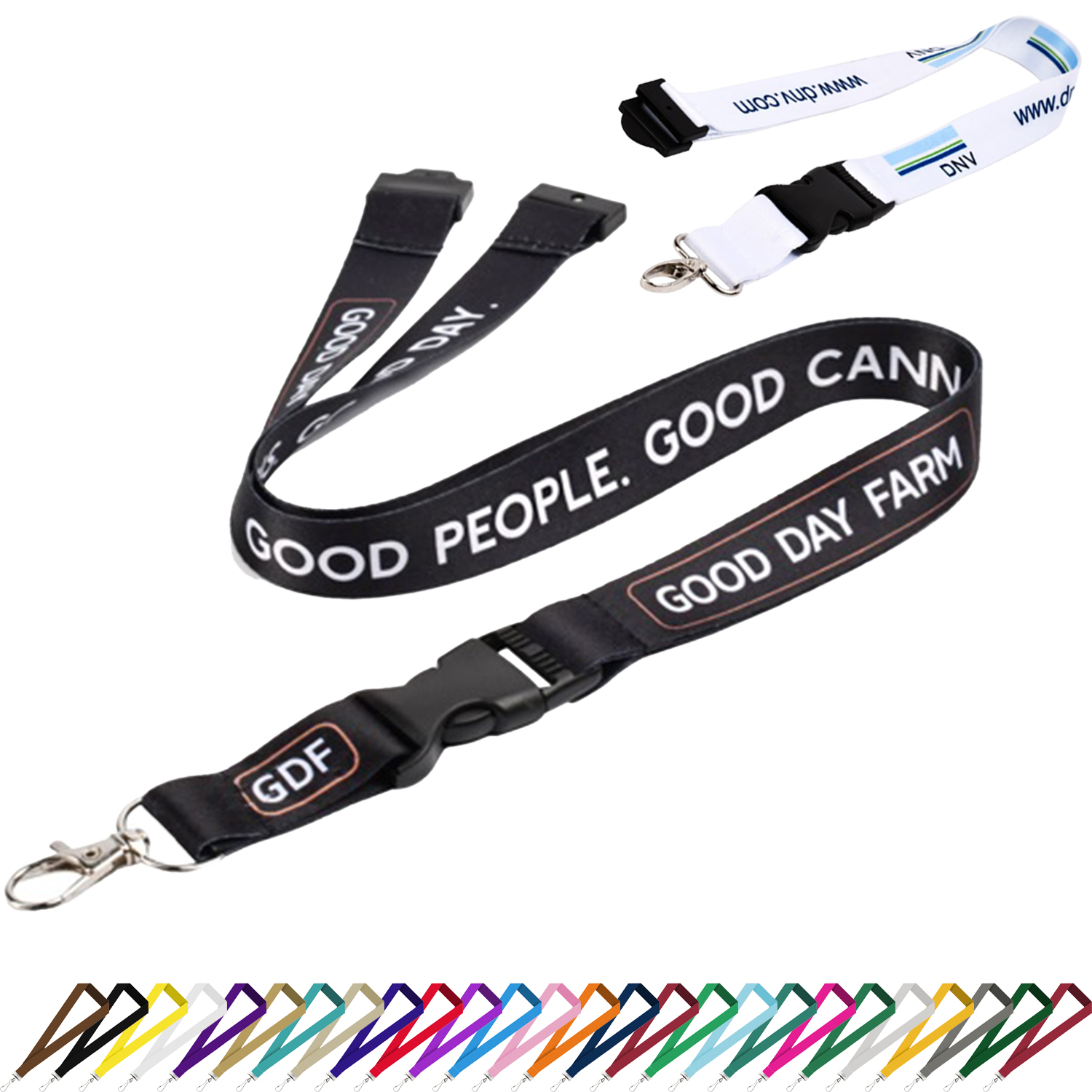 3/4"Dye Sublimation Lanyards with Buckle Release 2