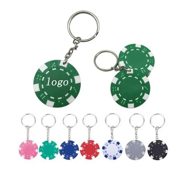 Poker Chip Keychain 4