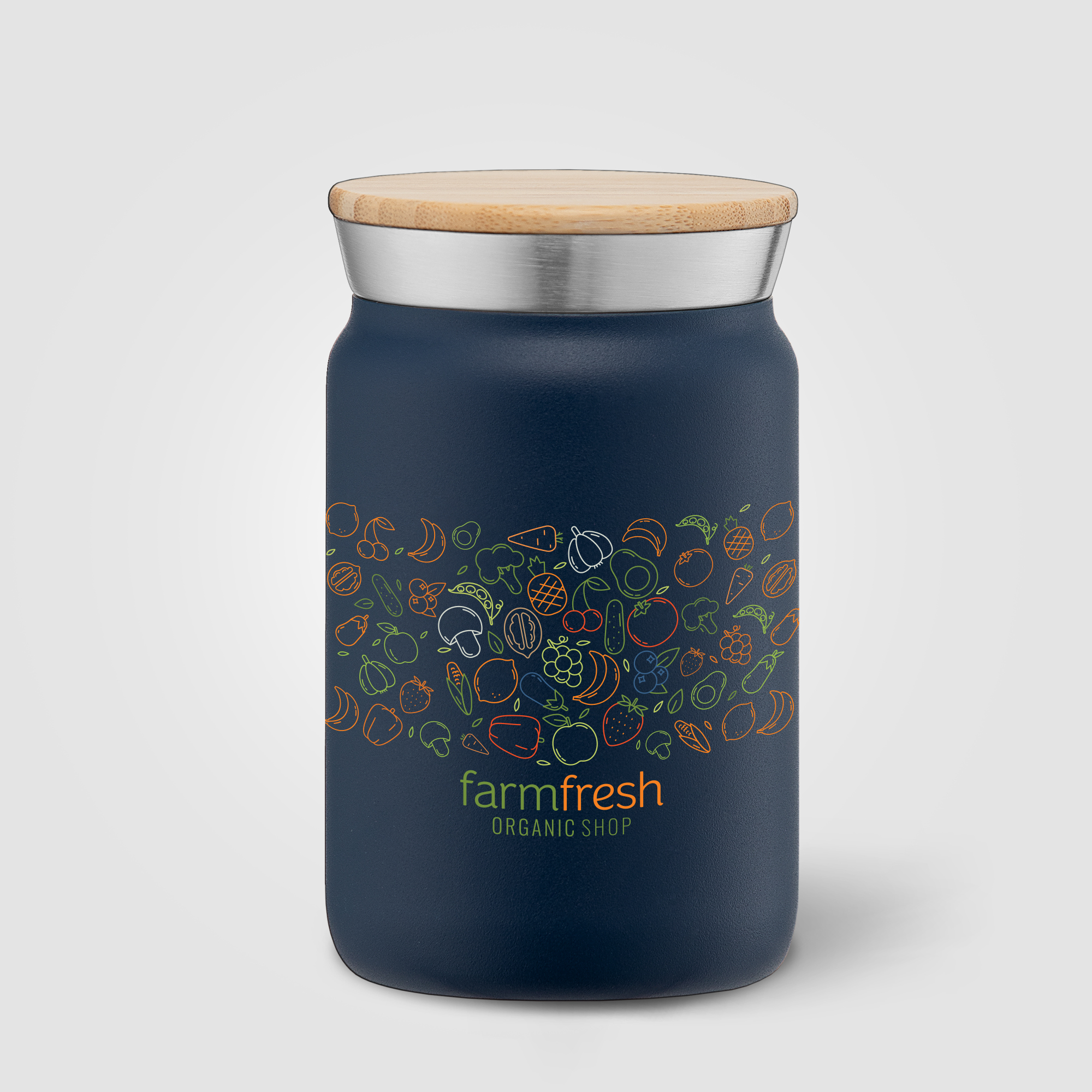 Nordic - 9 oz. Double Wall Copper-Lined Stainless Steel Tumbler with Bamboo Lid 18