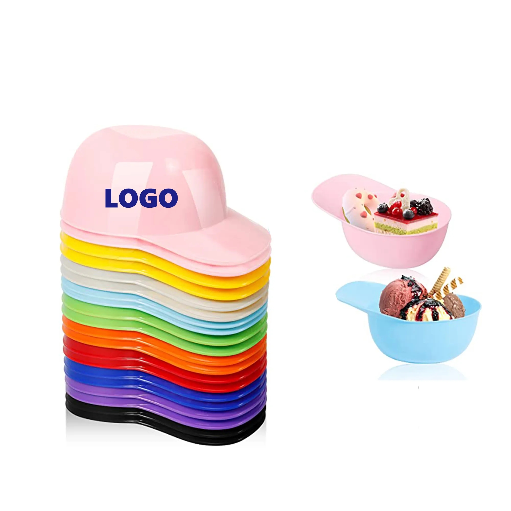 Baseball Helmet Ice Cream Bowls 1