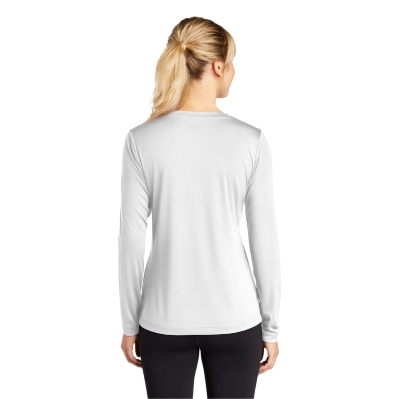 Sport-Tek Women's Long Sleeve PosiCharge Competitor V-Neck Tee. 15