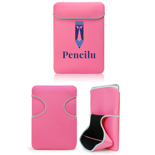Laptop Sleeve with Fold-Over Closure - Neoprene 8