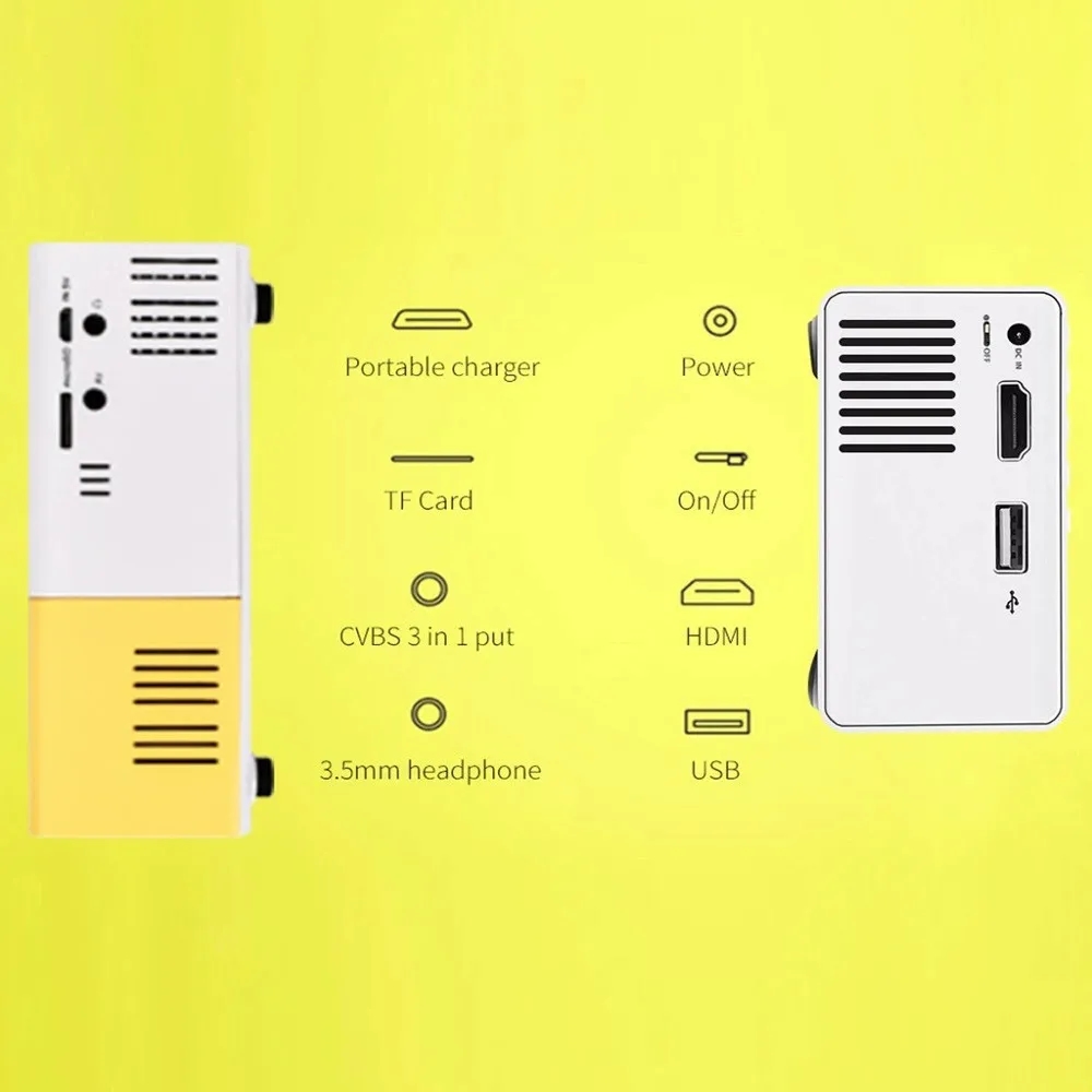 Portable Mini Projector 7