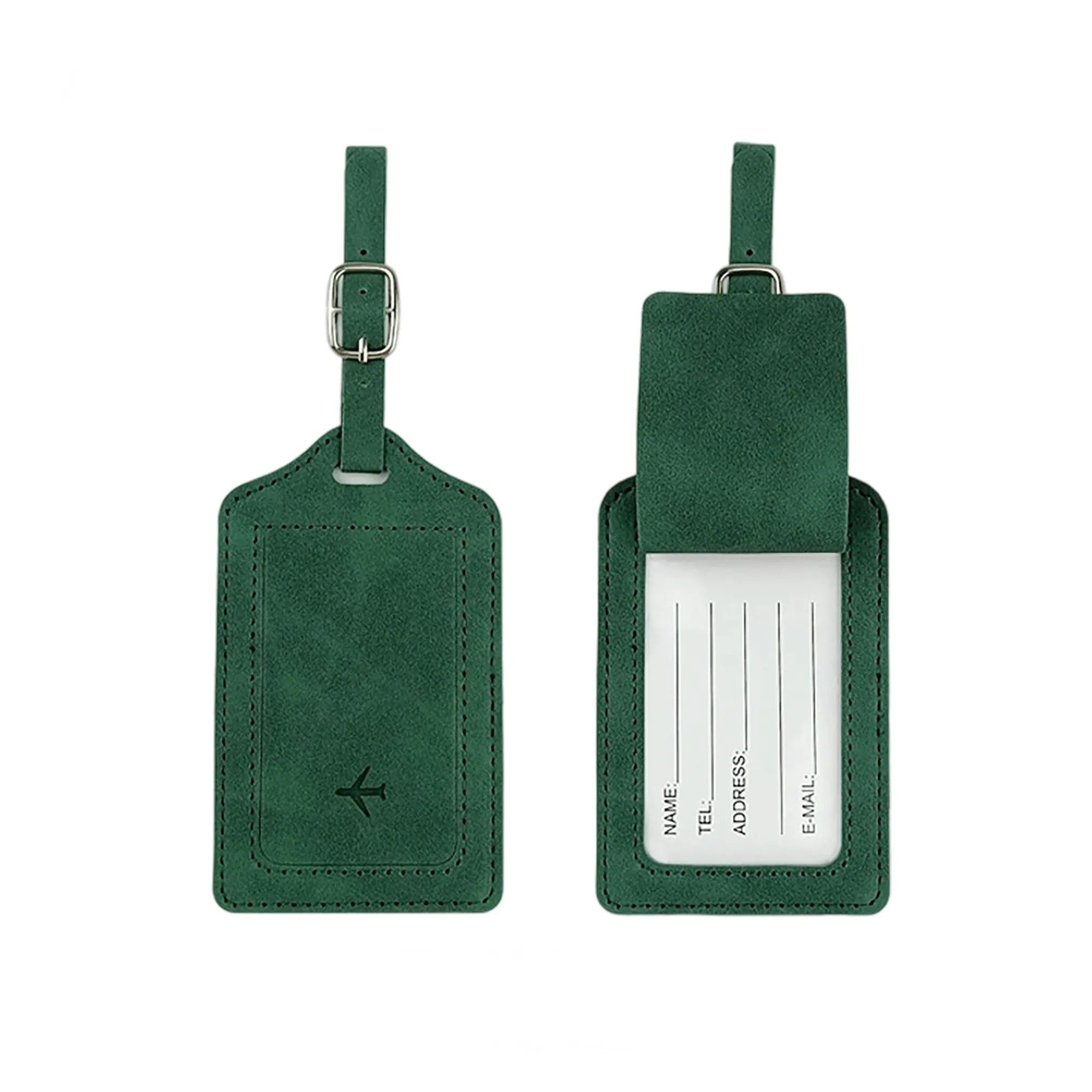PU Leather Passport Holder and Luggage Tag Set 12