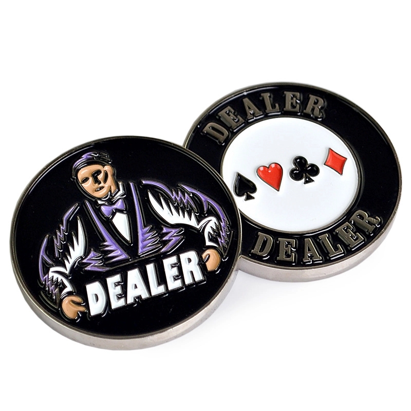 Round Metal Casino Chip Challenge Coin 1