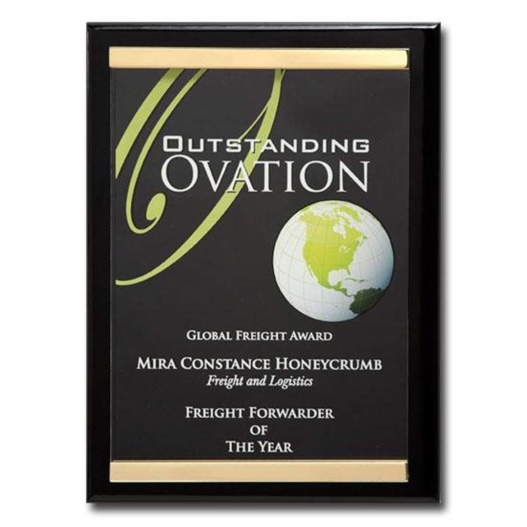 Brass Channel Plaque 3