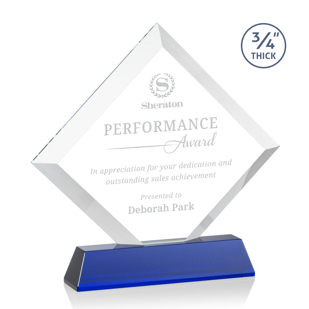 Belaire Award on Newhaven Base - Blue 2