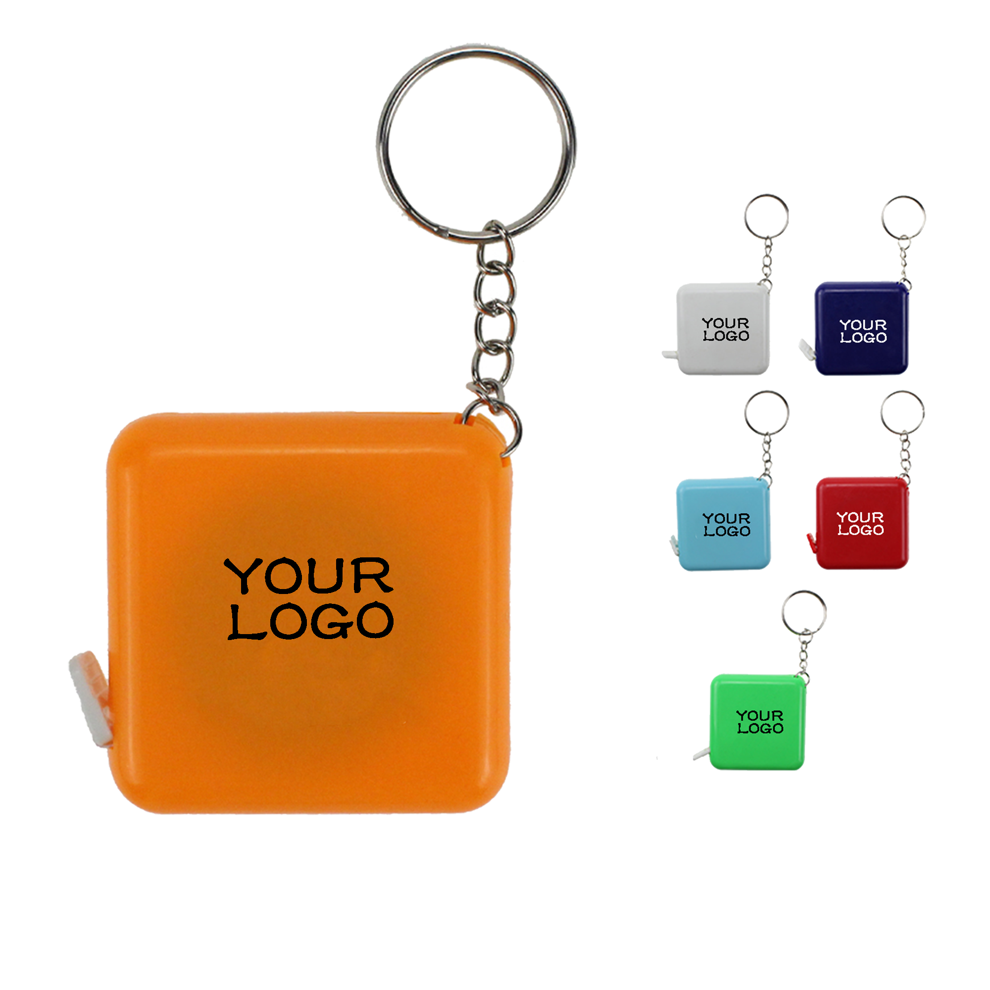 MOQ 20 PCS Dual-Scale Keychain Tape Measure 3