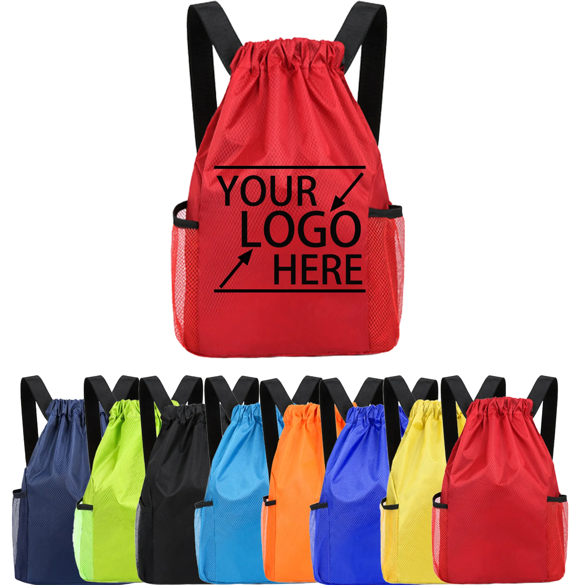 Double-Strap Drawstring Bag
