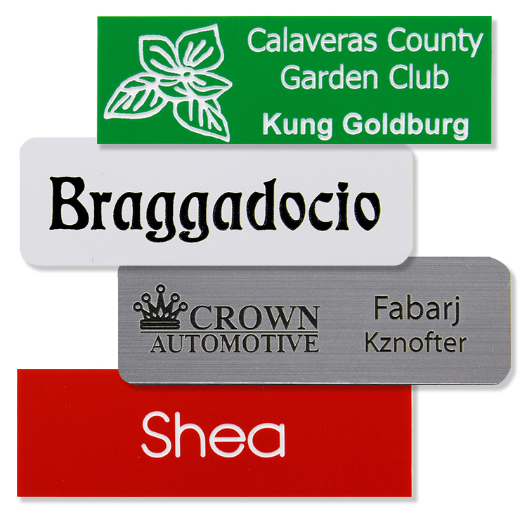 The Sparta engrave only name badge 1"x3" 5