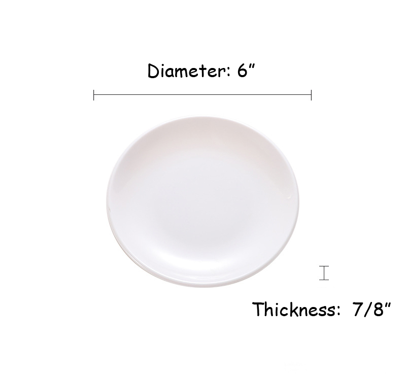 6" D Melamine Plate 3