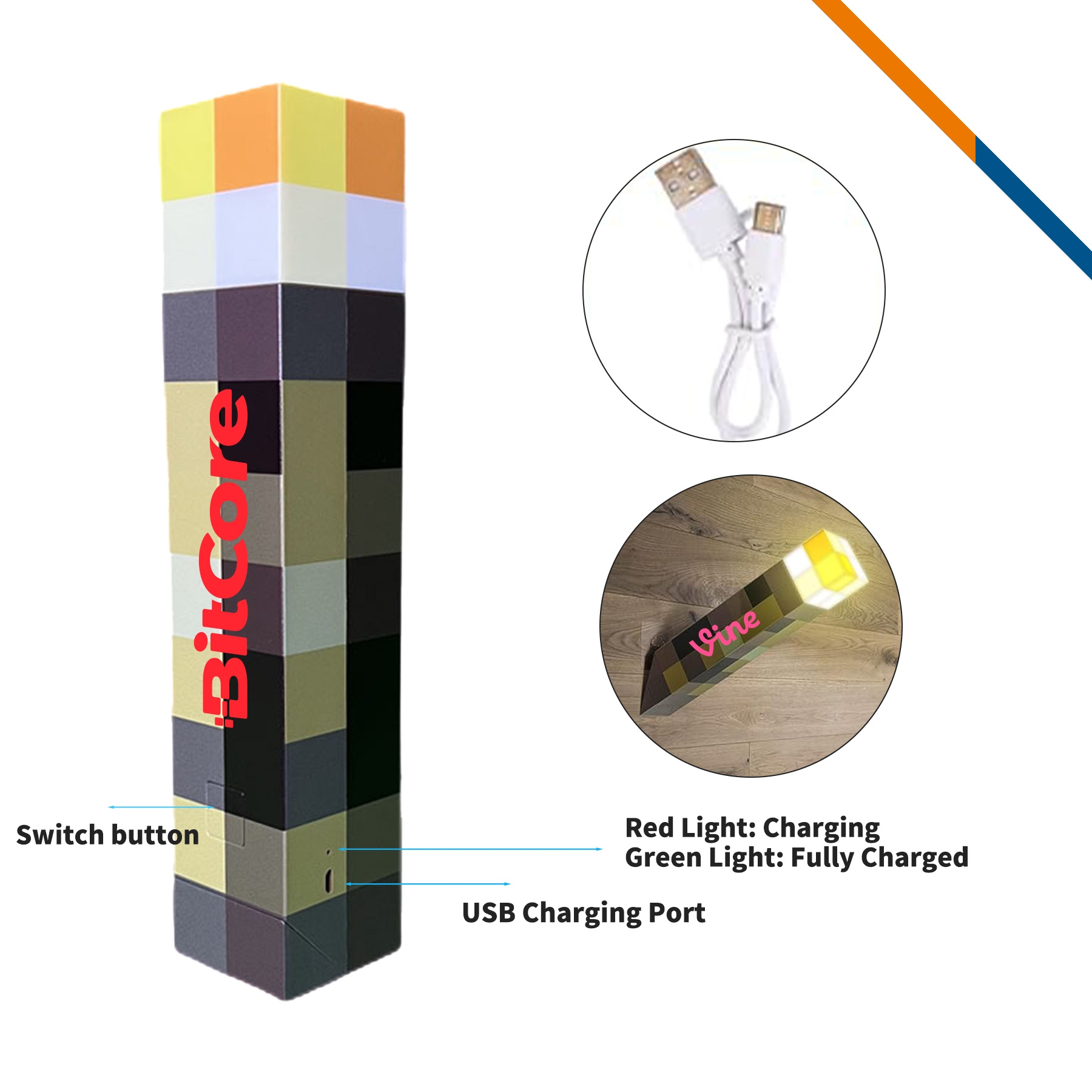 Klumi Torch Night Light 3