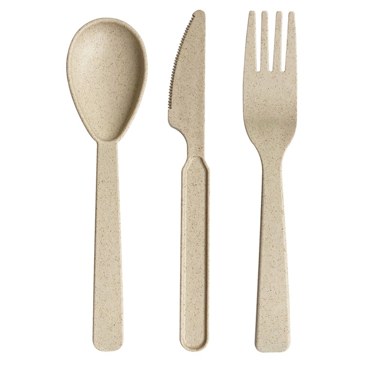 Wheat Straw Utensils In Bag 5