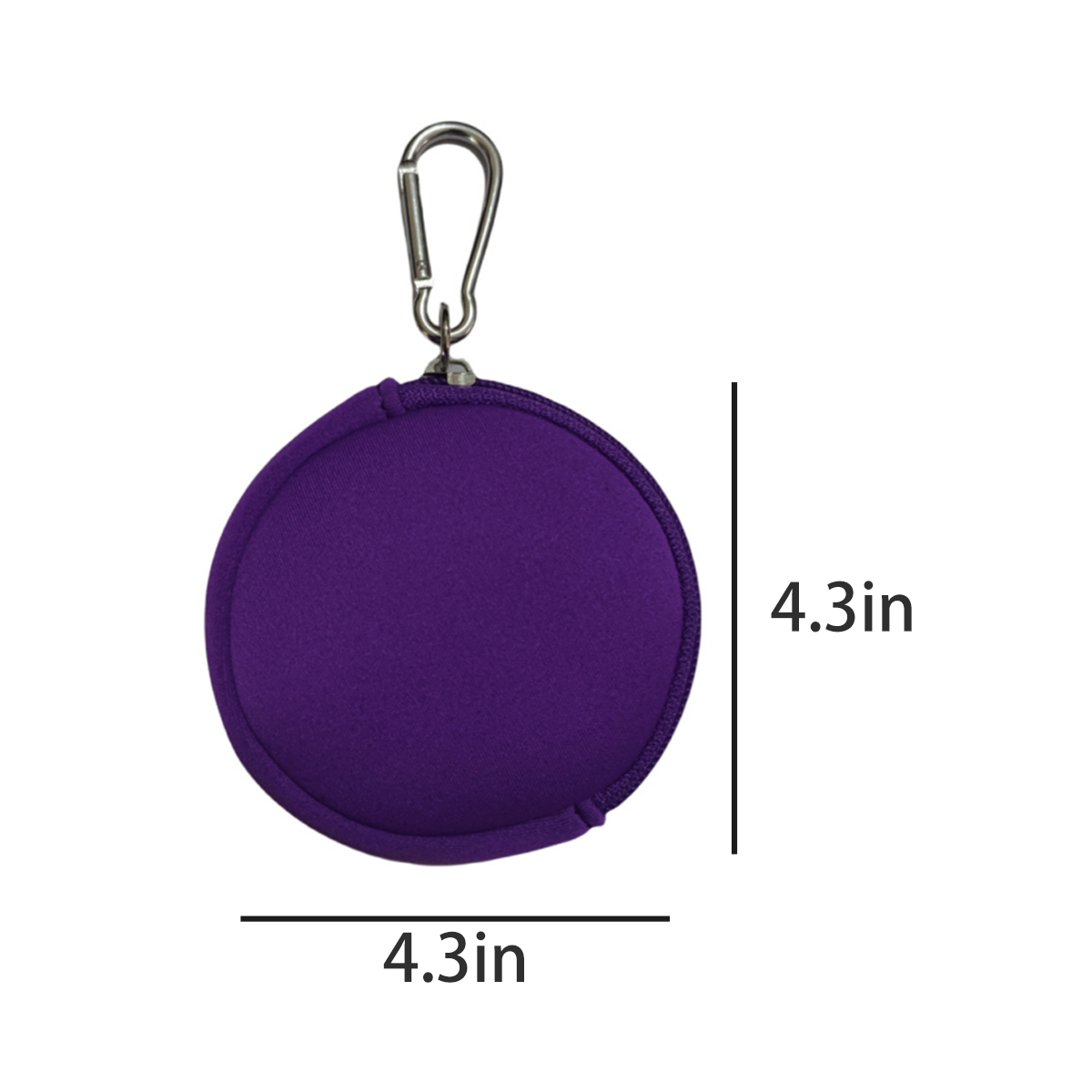 Neoprene Coin Purse with Zipper and Custom Logo 3