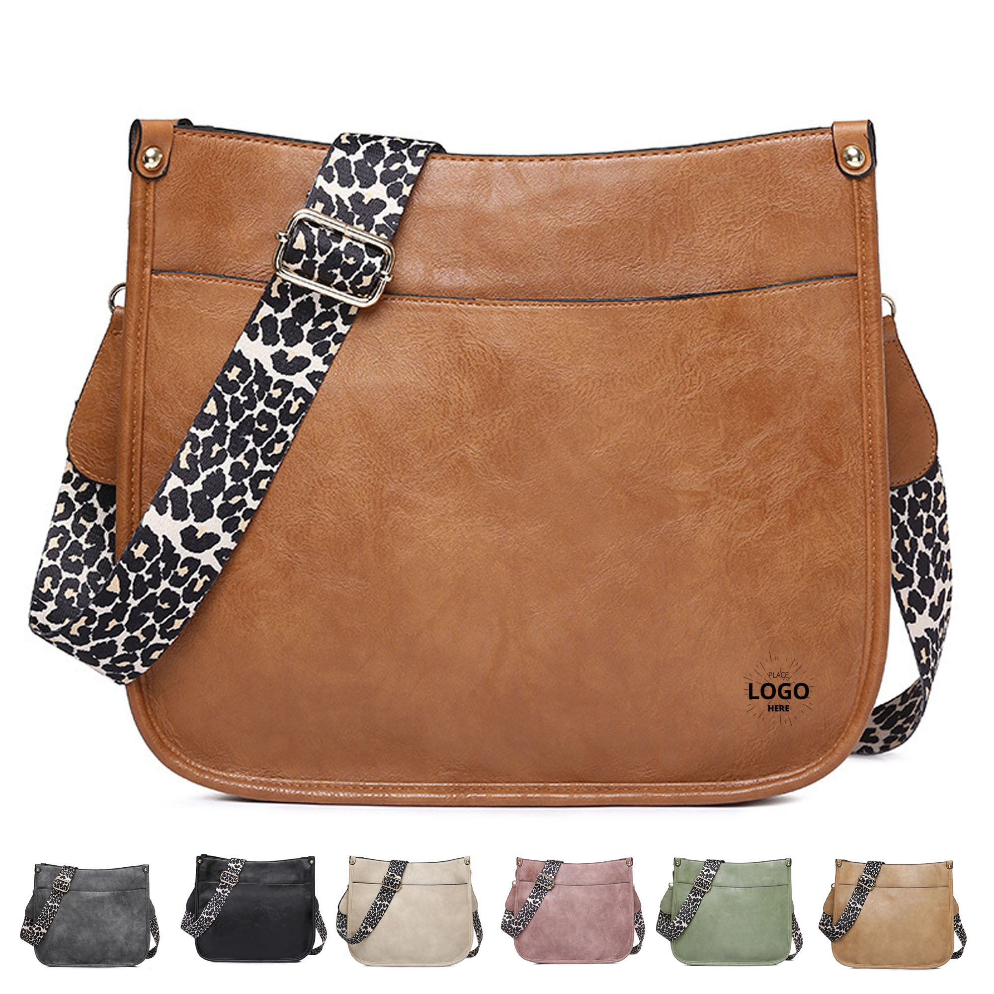 PU Leather Crossbody Shoulder Bag 1