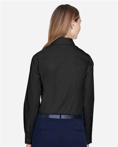 Women's Crown Collection® Broadcloth Woven Dress Shirt - D620W 25