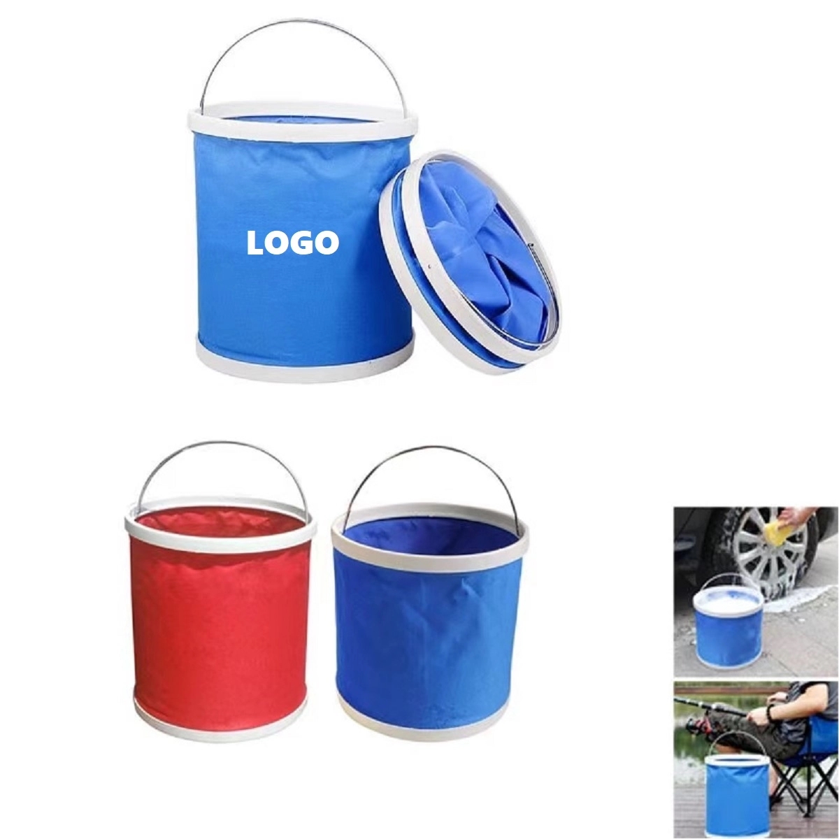 Folding Water Bucket 13L MOQ 100PCS 2