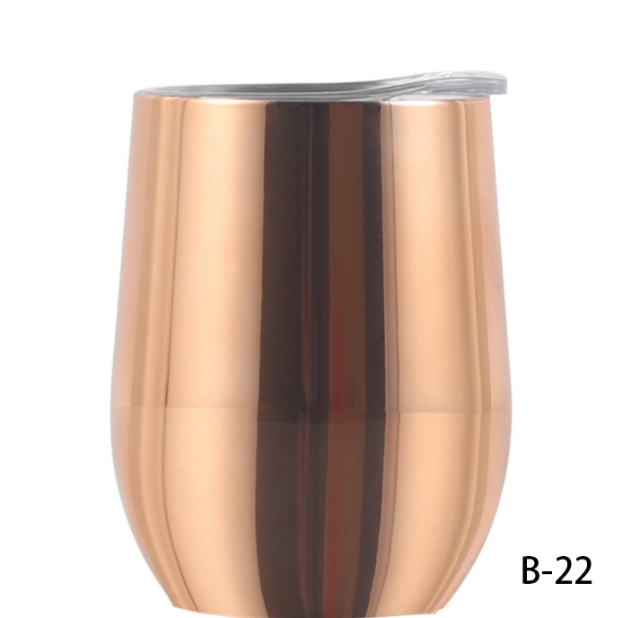 12 OZ U shape Stemless Thermos cup 5
