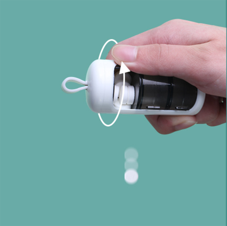 3 Compartment Sliding Travel Pill Case 3