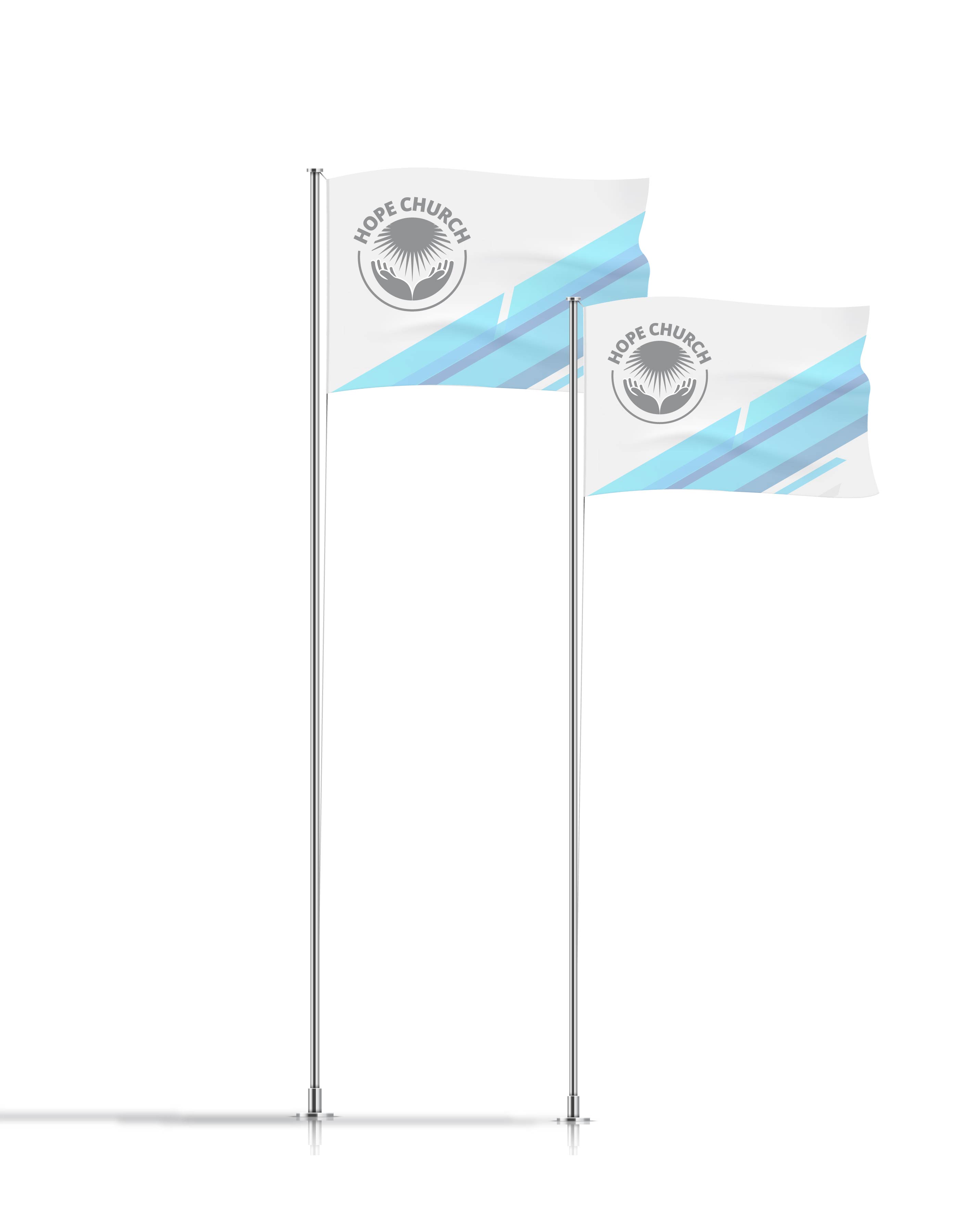 Flag Single Sided (2ft x 3ft) - Custom 4