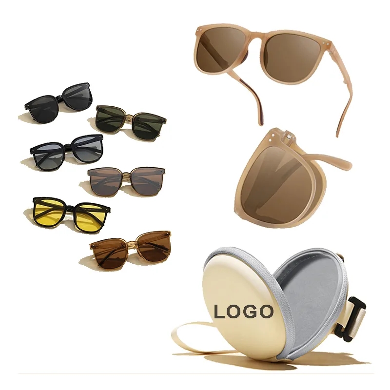 Folding Sunglasses with case Polarized UV Protection 2