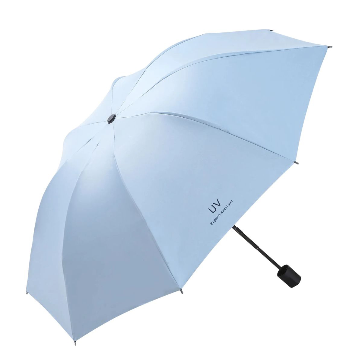 Windproof Travel Umbrella with Eight Ribs Design 7