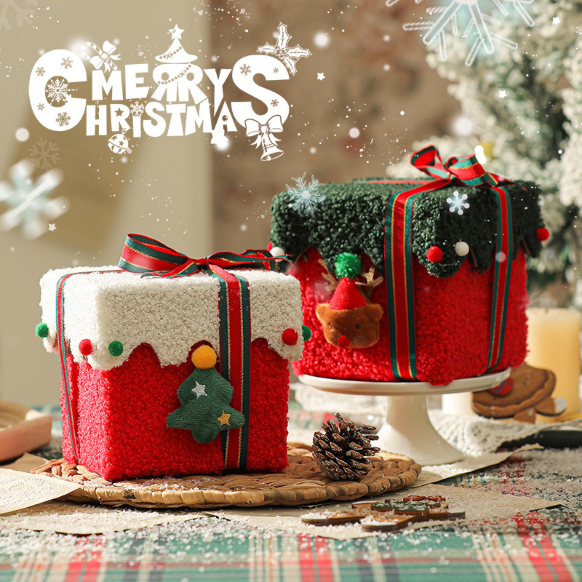 Christmas Cube Gift Box 4