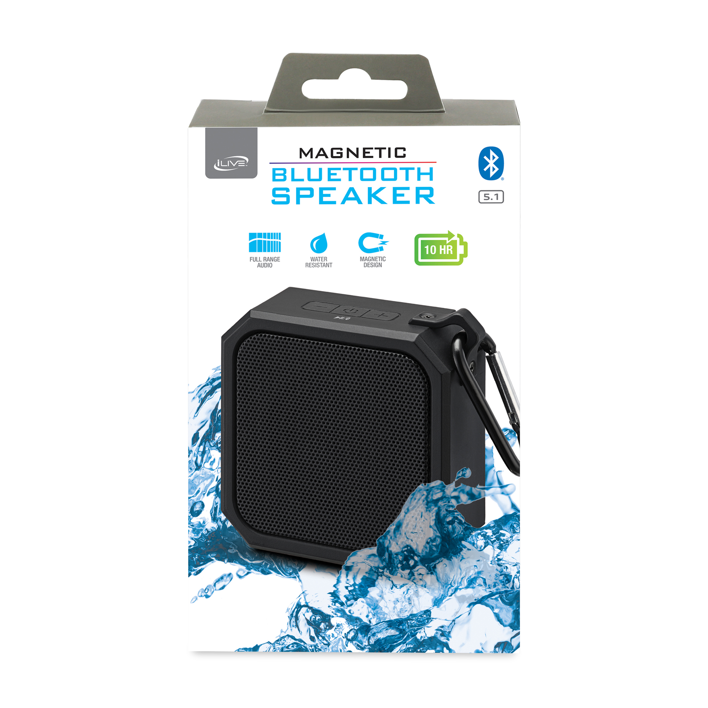 iLive™ Water Resistant Magnetic Speaker 18