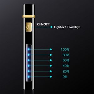 Dual Electric Arc Lighter With Flashlight 18