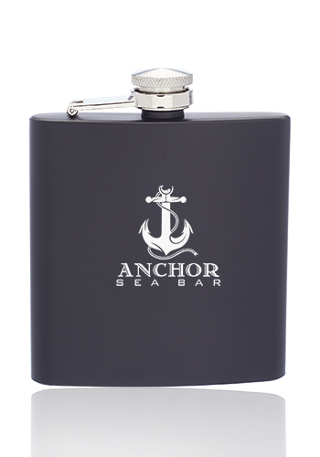 6 oz. Murano Stainless Steel Hip Flasks 5