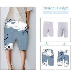 3D Printed Mens Swim Trunks Quick Dry Beach Shorts 3