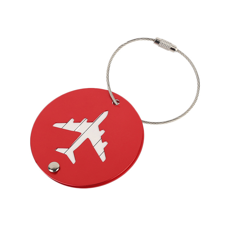Round Metal Baggage Bag Tags 3