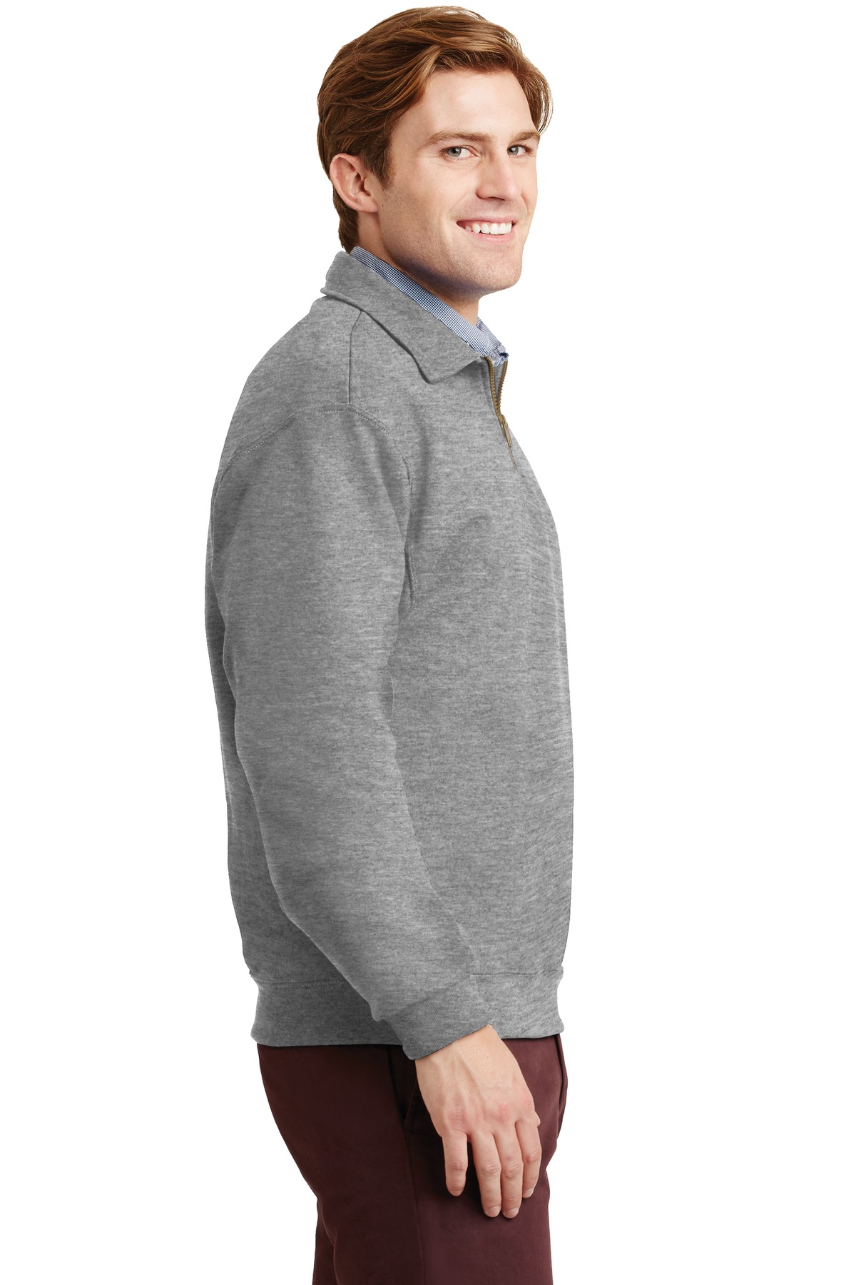 Jerzees Super Sweats NuBlend - 1/4-Zip Sweatshirt with Cadet Collar. 4528M 18