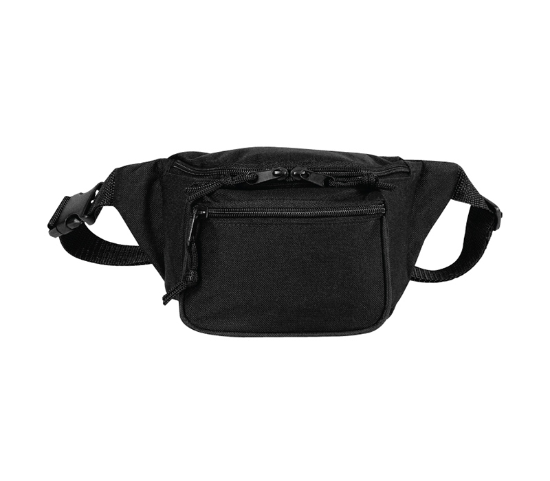 3 Zipper Fanny Pack Polyester Waist Bag 3