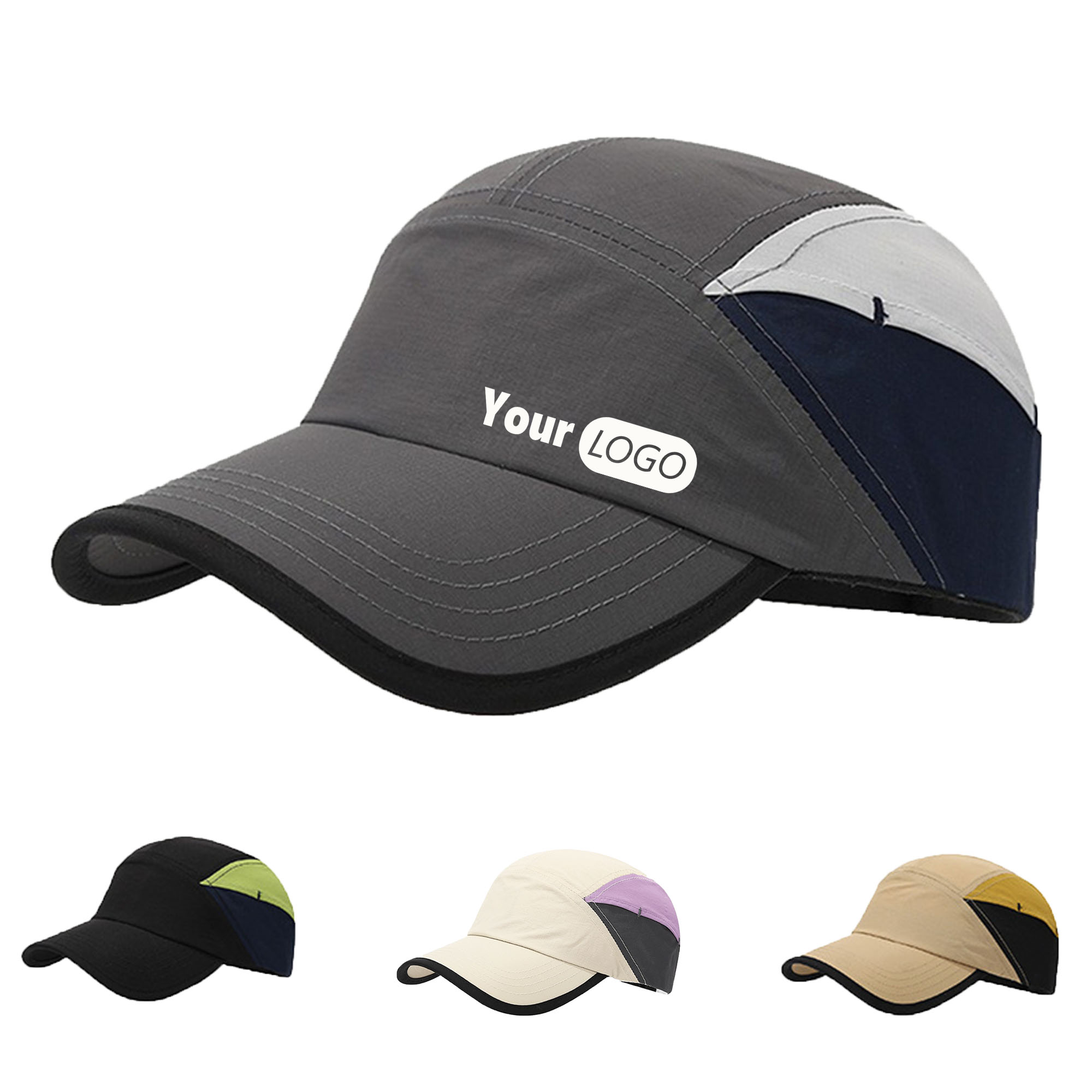 Outdoor Color blocked Mountaineering Hat 4