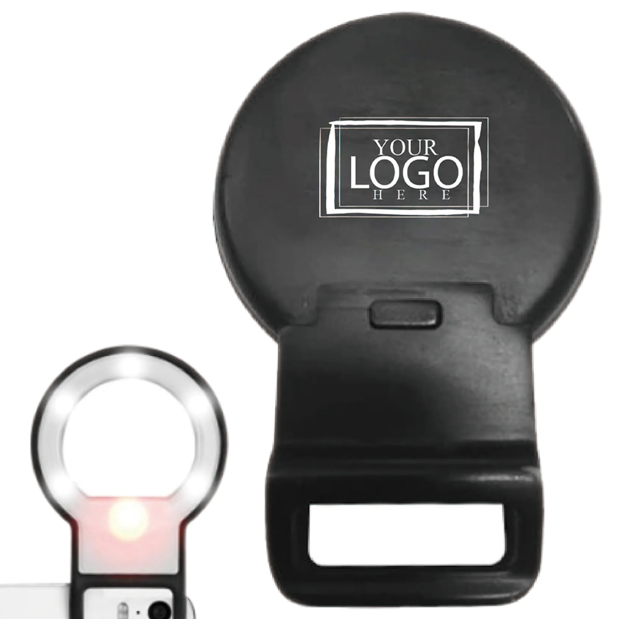Custom Printed Mirror LED Selfie Flashlight 2