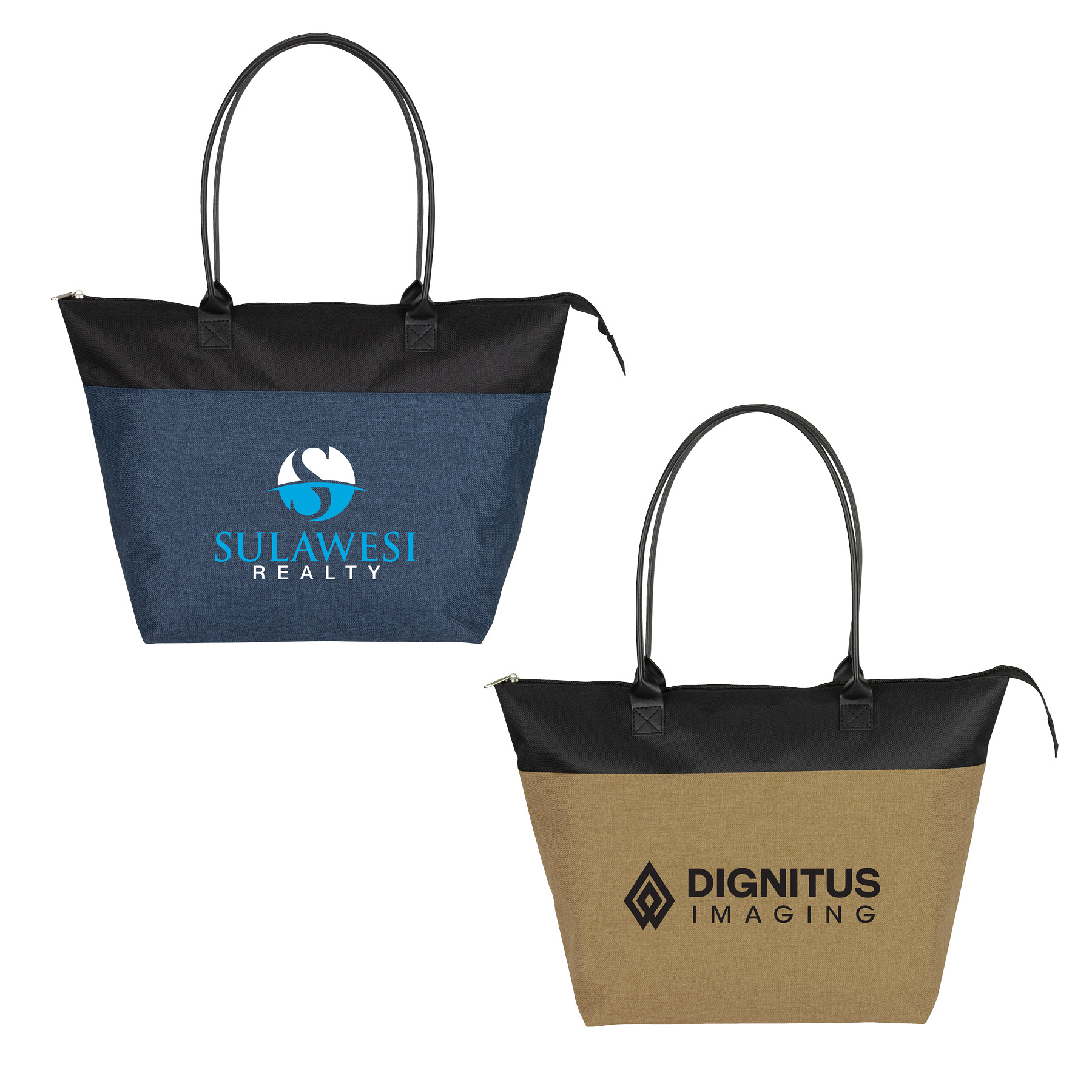 Abigail Two-Tone Tote Bag 3