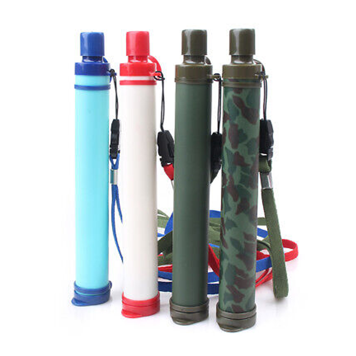 Portable Water Filter Straw Outdoor Survival Emergency Use 8