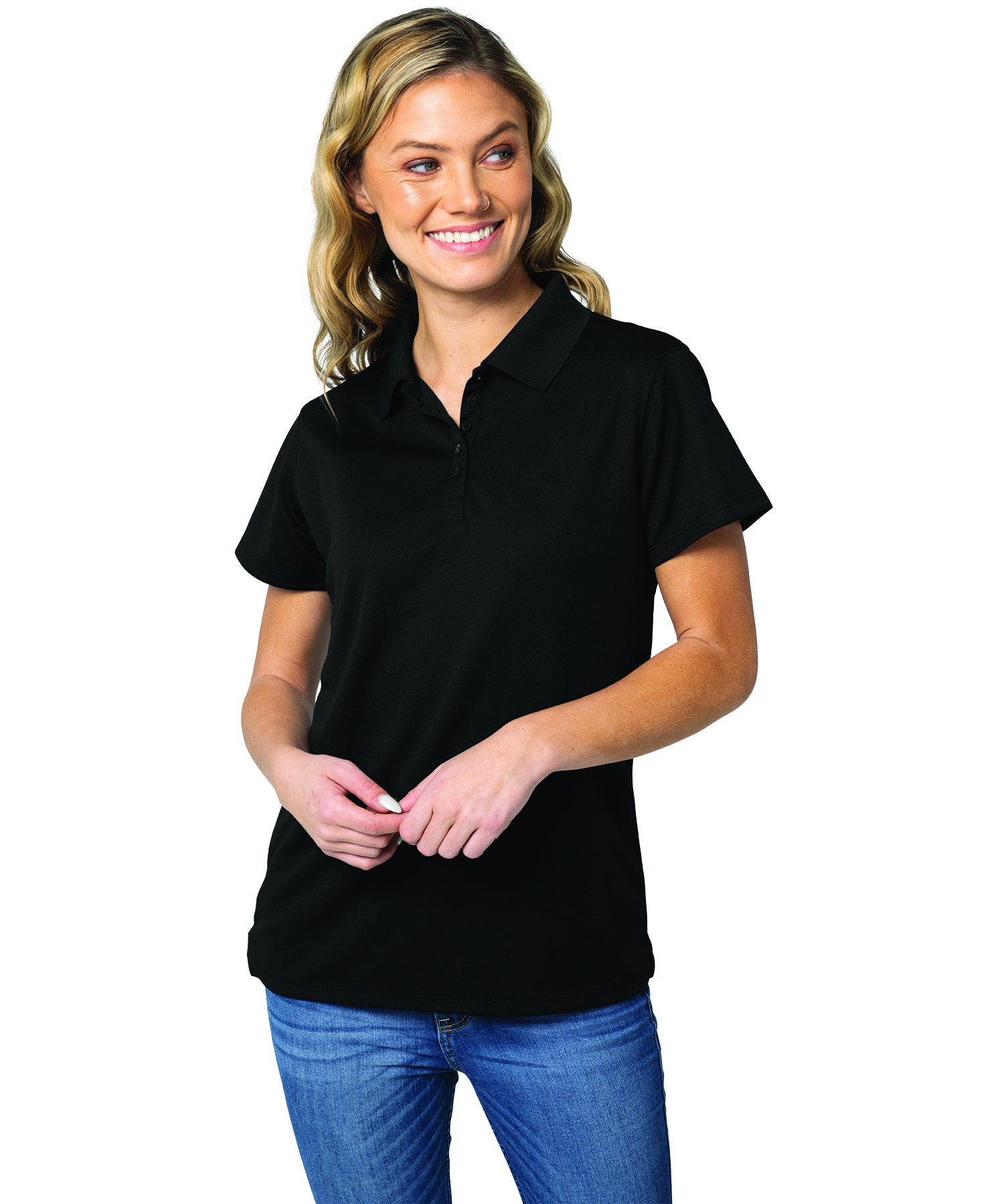 Women's Classic Solid Wicking Polo 50