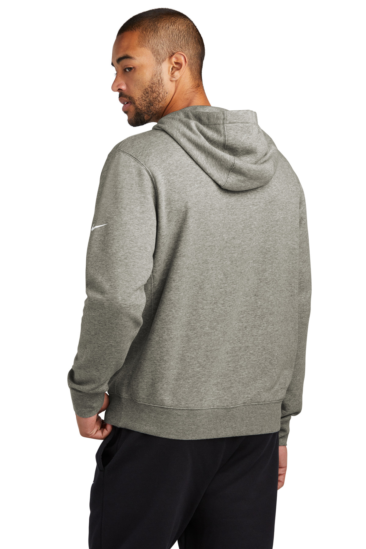 Nike Club Fleece Sleeve Swoosh Pullover Hoodie NKDR1499, custom hoodie or sweatshirt with logo imprint 40