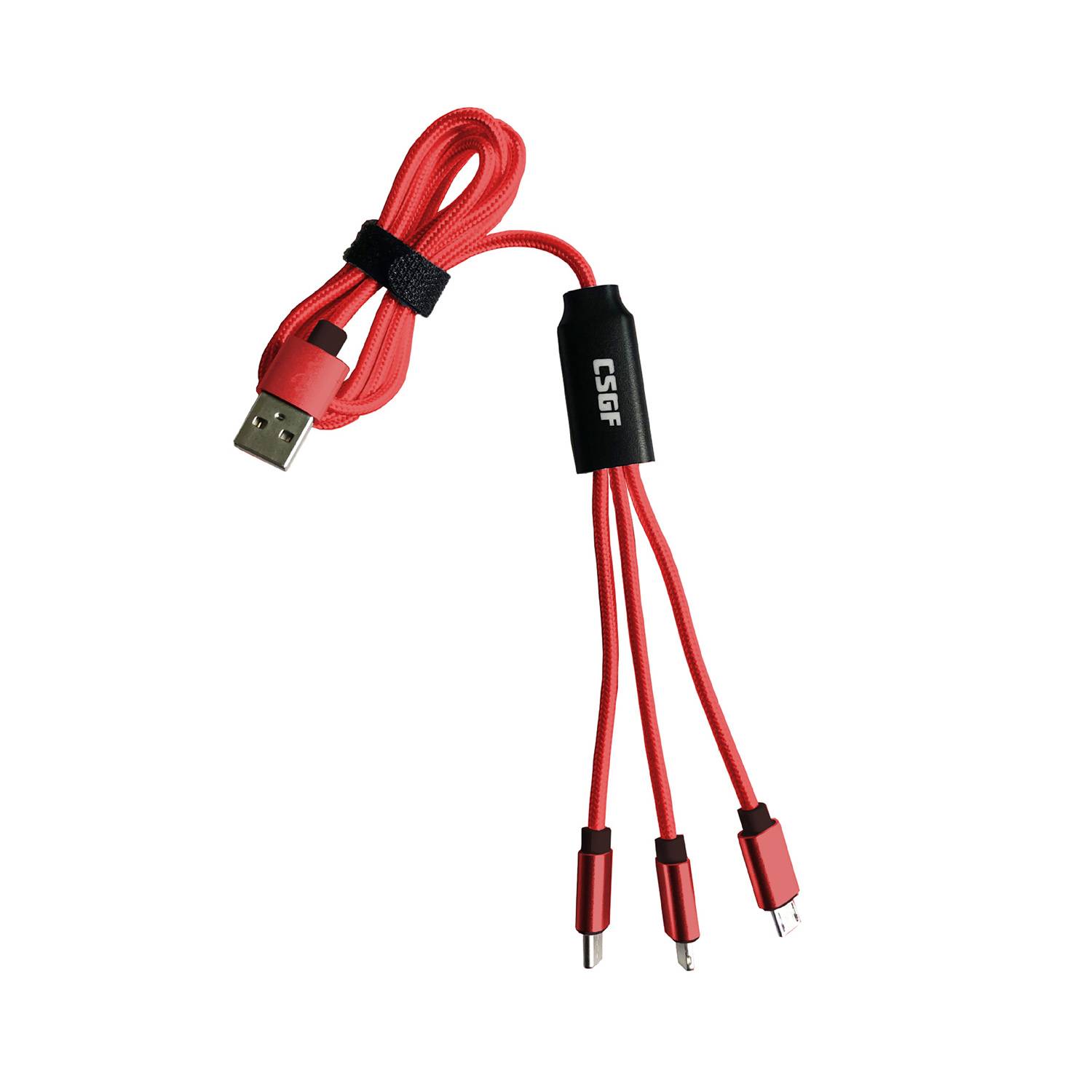 Lightning Logo 3 in 1 Charging Cable 3