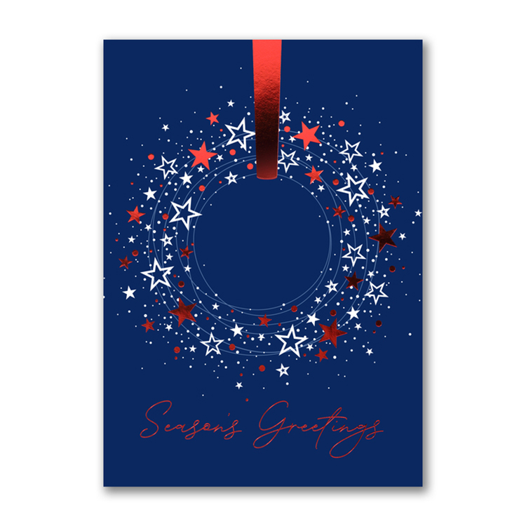 Scarlet Stars Holiday Card 1