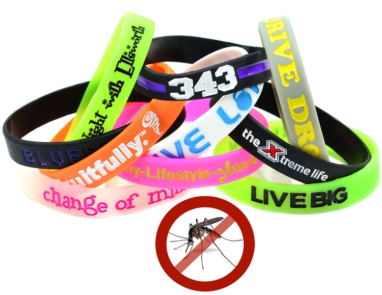 Color Filled Mosquito Wristband 20