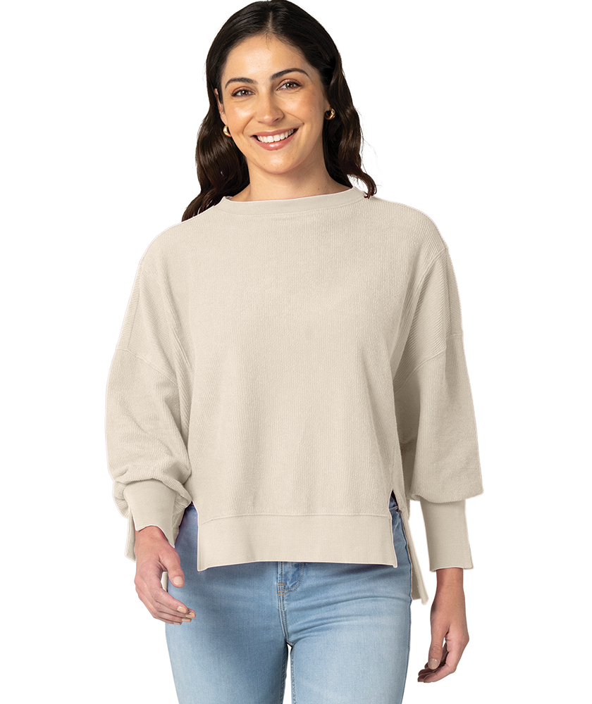 Women's Camden Spliced Crew Neck Sweatshirt 22