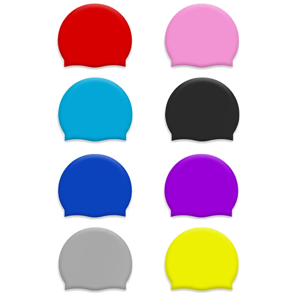 Unisex Adult Swim Caps Elastomeric Swim Cover Ear Protection 4