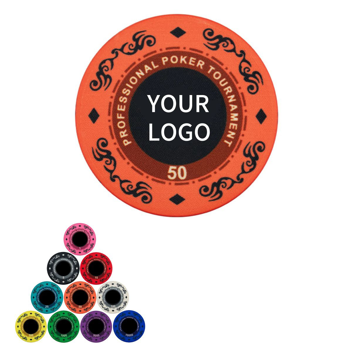 High Quality Ceramic Chips for Board Games 1