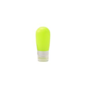 38ml Silicone Round Travel Bottle With Flip Up Lid 1