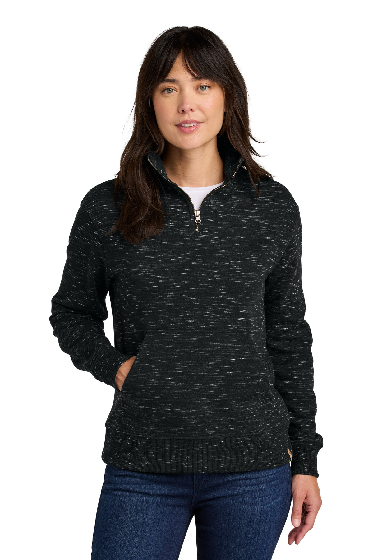 tentree Women's Space Dye Fleece 1/4-Zip TTCW6108 14